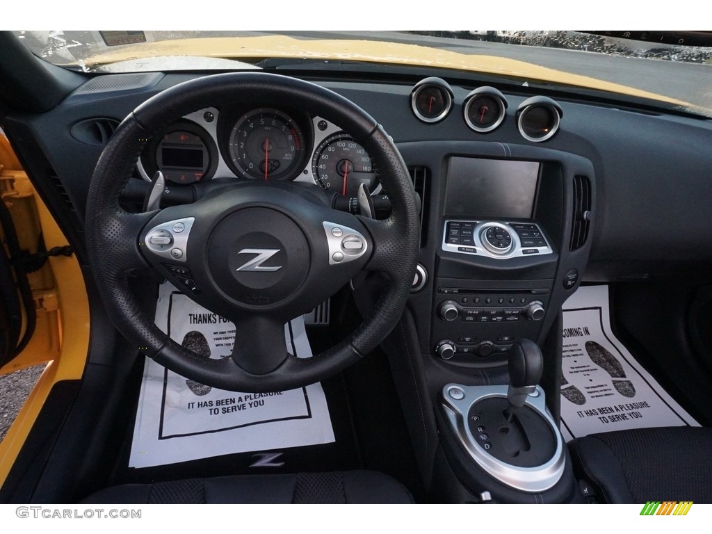 2017 Nissan 370Z Touring Roadster Black Dashboard Photo #130476428