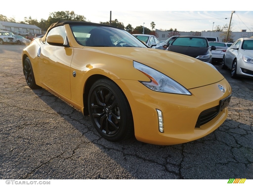 Chicane Yellow 2017 Nissan 370Z Touring Roadster Exterior Photo #130476632