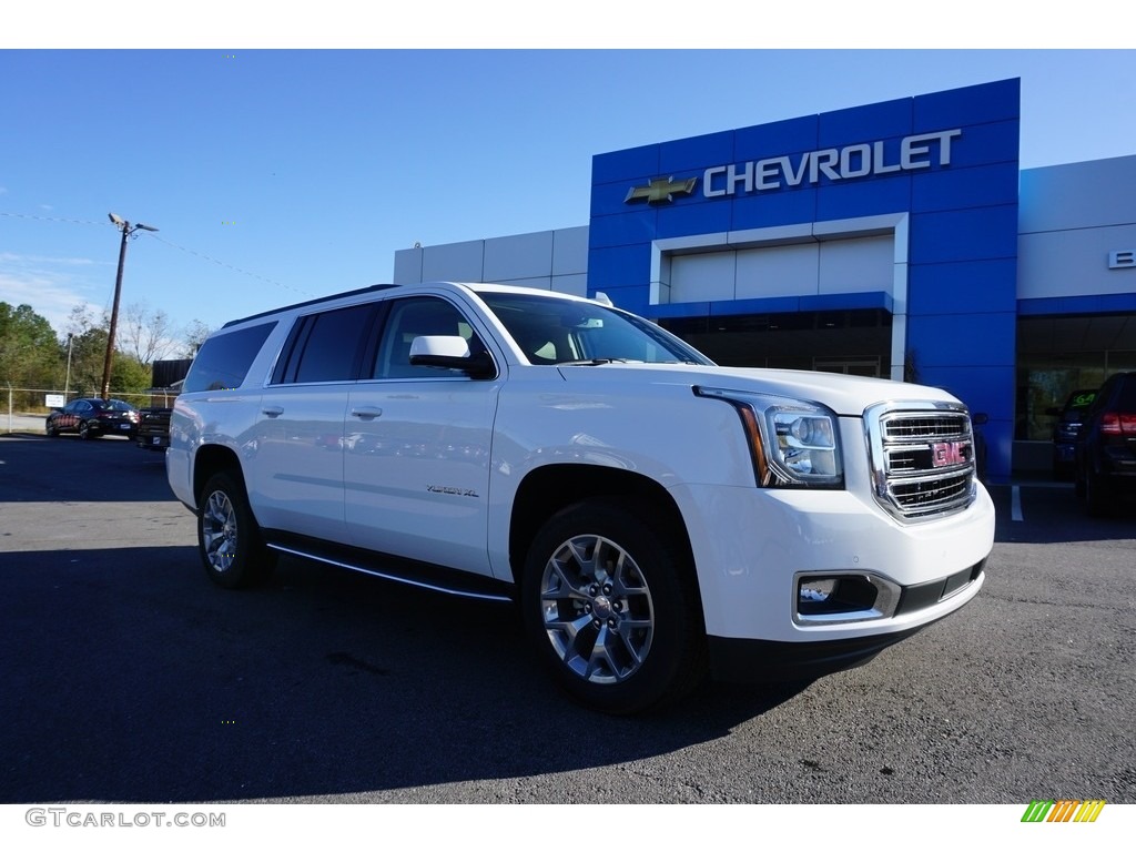 2018 Yukon XL SLT - Summit White / Jet Black photo #1