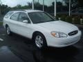 2002 Vibrant White Ford Taurus SEL Wagon  photo #7