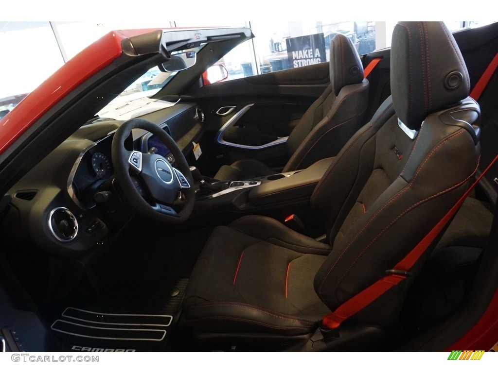 2019 Chevrolet Camaro ZL1 Convertible Front Seat Photo #130476866