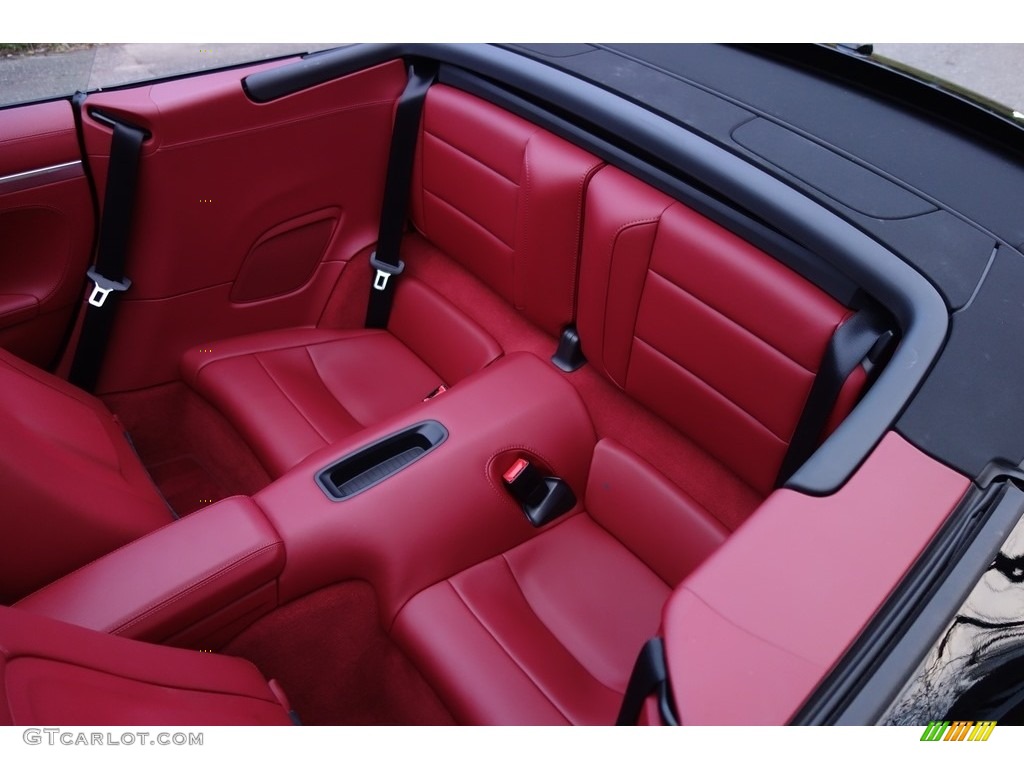 2017 Porsche 911 Carrera Cabriolet Rear Seat Photo #130478588