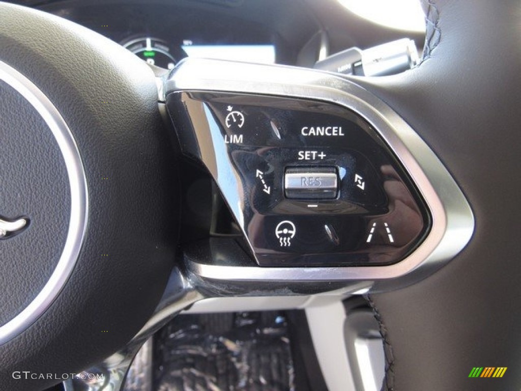 2019 Jaguar I-PACE HSE AWD Ebony/Light Oyster Steering Wheel Photo #130478627