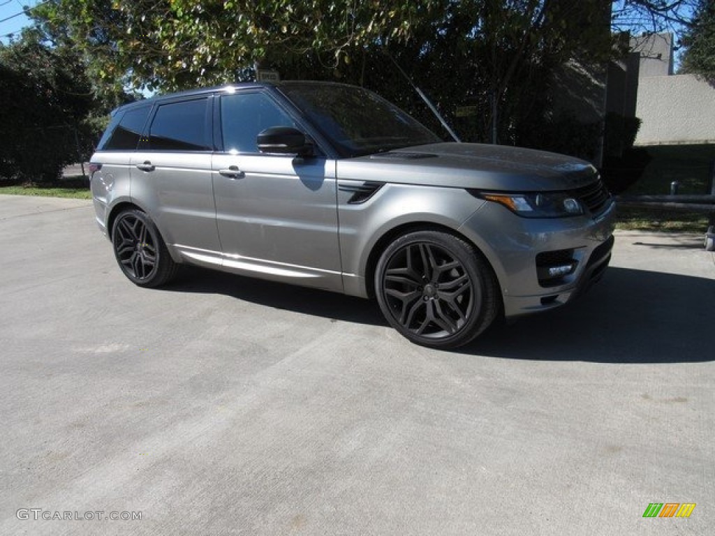 2017 Range Rover Sport Autobiography - Silicon Silver / Ebony/Lunar/Pimento photo #1