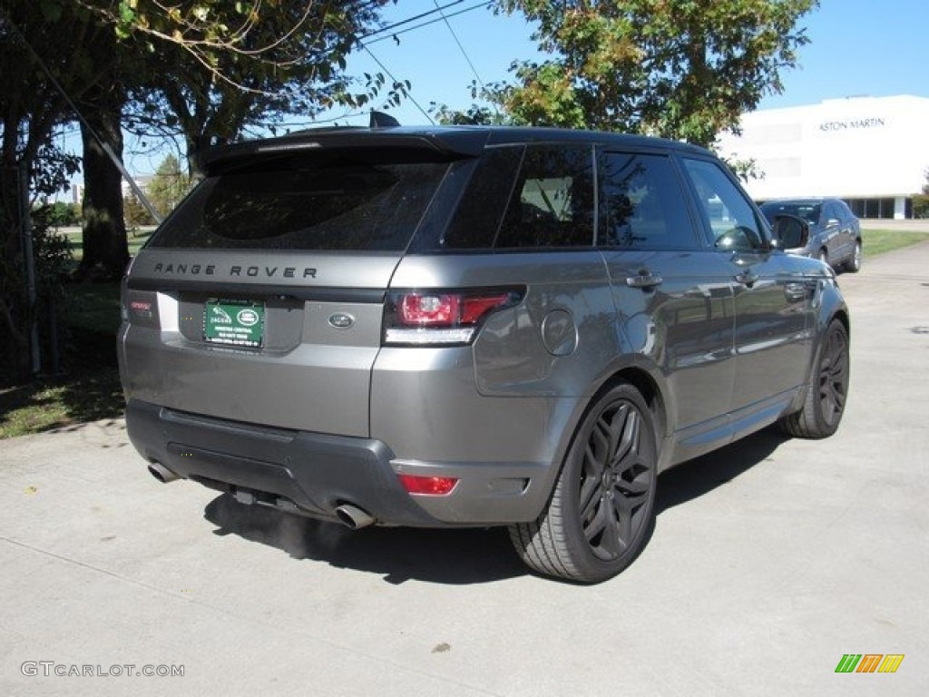 2017 Range Rover Sport Autobiography - Silicon Silver / Ebony/Lunar/Pimento photo #7