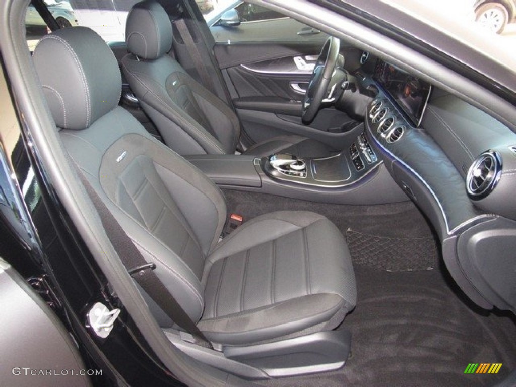 Black Interior 2018 Mercedes-Benz E 43 AMG 4Matic Sedan Photo #130478960