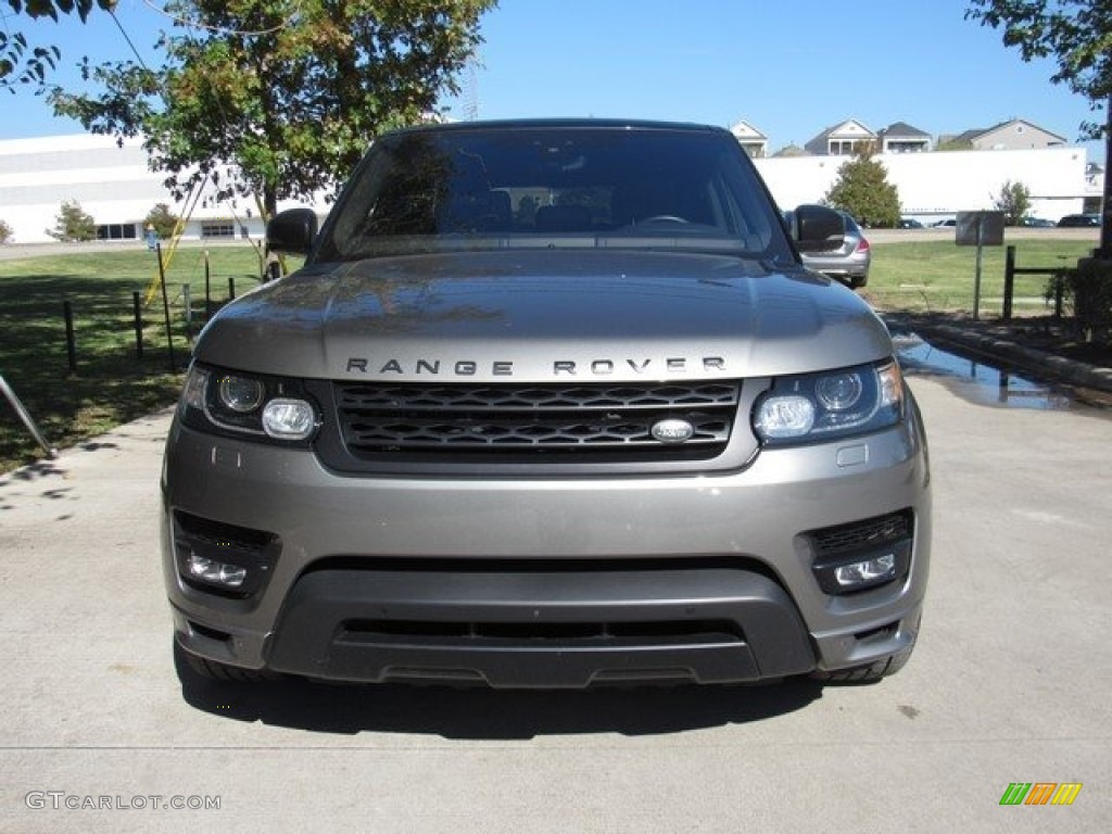 2017 Range Rover Sport Autobiography - Silicon Silver / Ebony/Lunar/Pimento photo #9