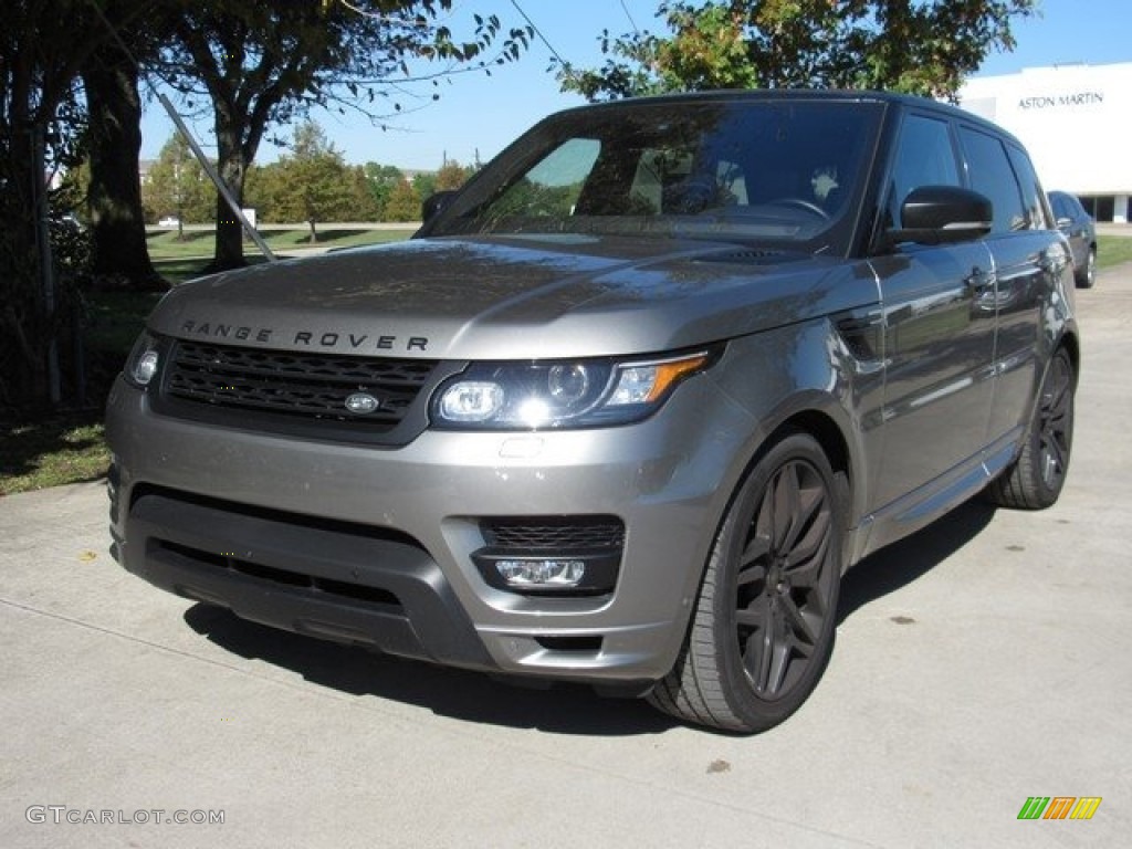 2017 Range Rover Sport Autobiography - Silicon Silver / Ebony/Lunar/Pimento photo #10