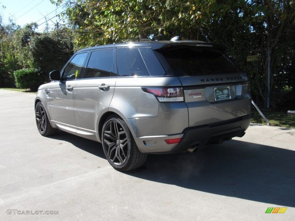2017 Range Rover Sport Autobiography - Silicon Silver / Ebony/Lunar/Pimento photo #12
