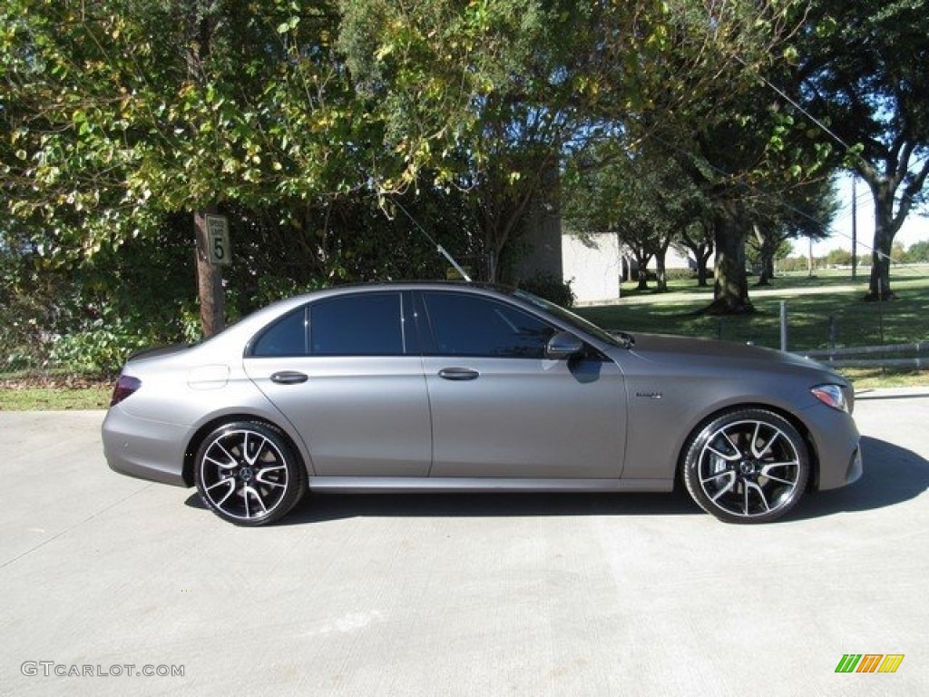 2018 E 43 AMG 4Matic Sedan - designo Selenite Grey Magno (Matte) / Black photo #7