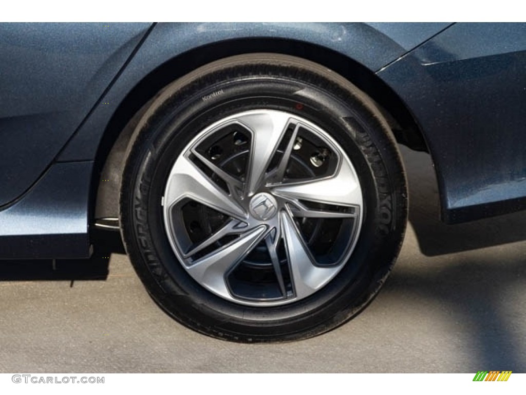2019 Civic LX Sedan - Cosmic Blue Metallic / Gray photo #13