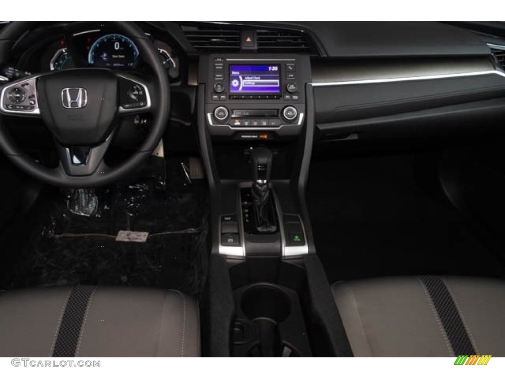 2019 Civic LX Sedan - Cosmic Blue Metallic / Gray photo #18