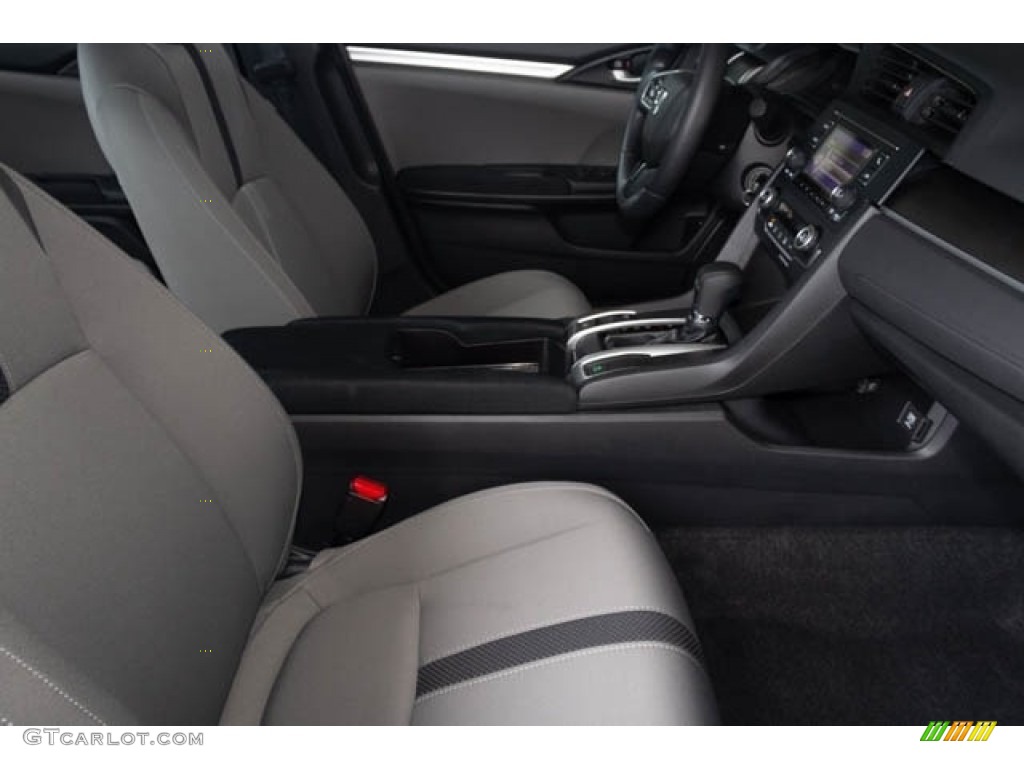 2019 Civic LX Sedan - Cosmic Blue Metallic / Gray photo #28