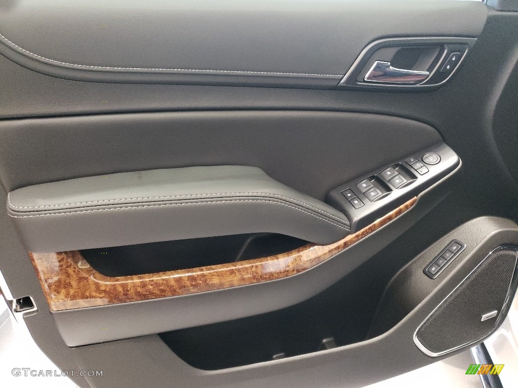 2019 Chevrolet Tahoe Premier 4WD Jet Black/Mahogany Door Panel Photo #130481084