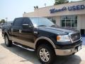 2005 Black Ford F150 Lariat SuperCrew 4x4  photo #2