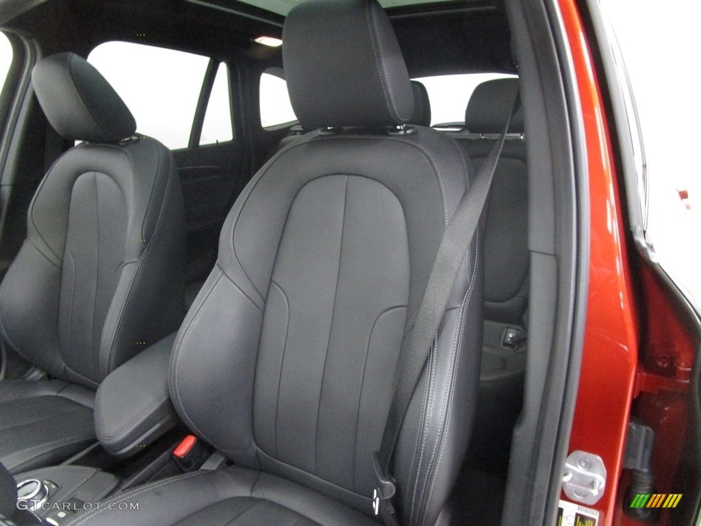 2018 X1 xDrive28i - Sunset Orange Metallic / Black photo #8
