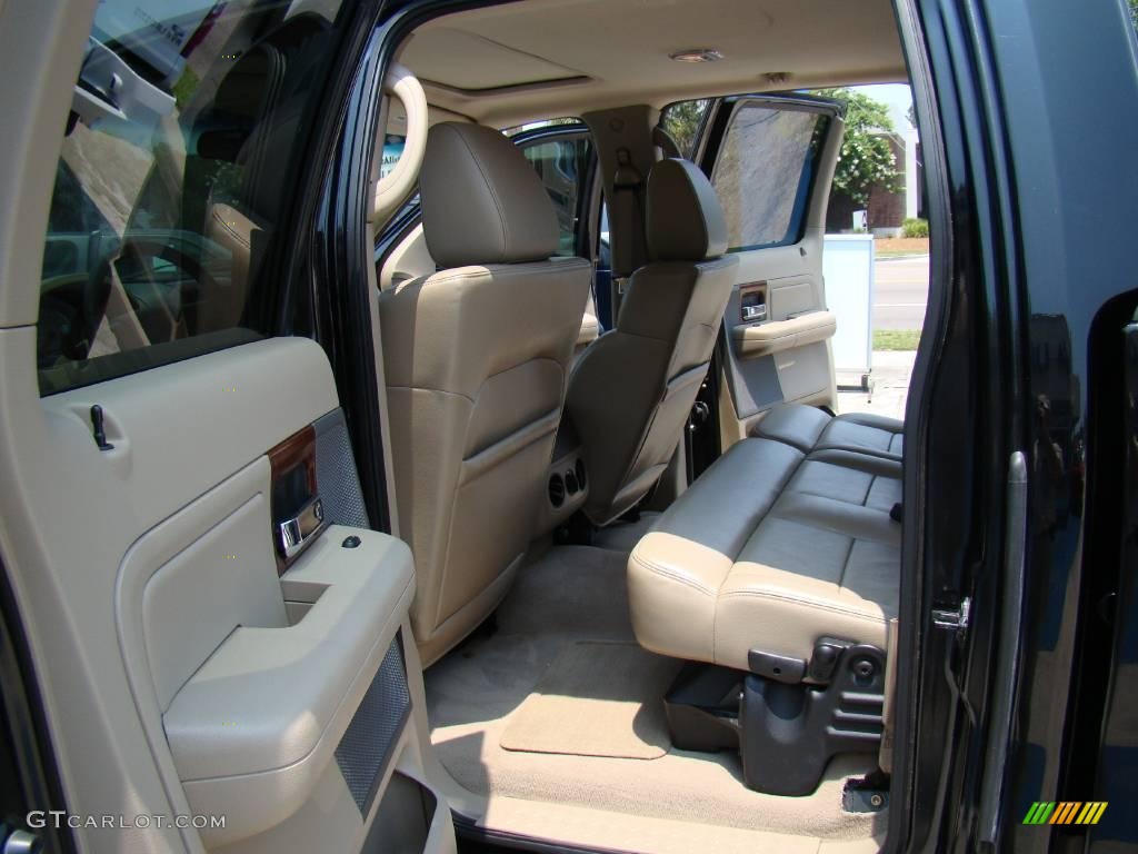 2005 F150 Lariat SuperCrew 4x4 - Black / Tan photo #9