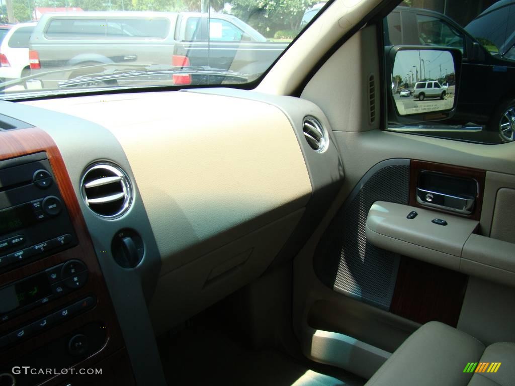 2005 F150 Lariat SuperCrew 4x4 - Black / Tan photo #13