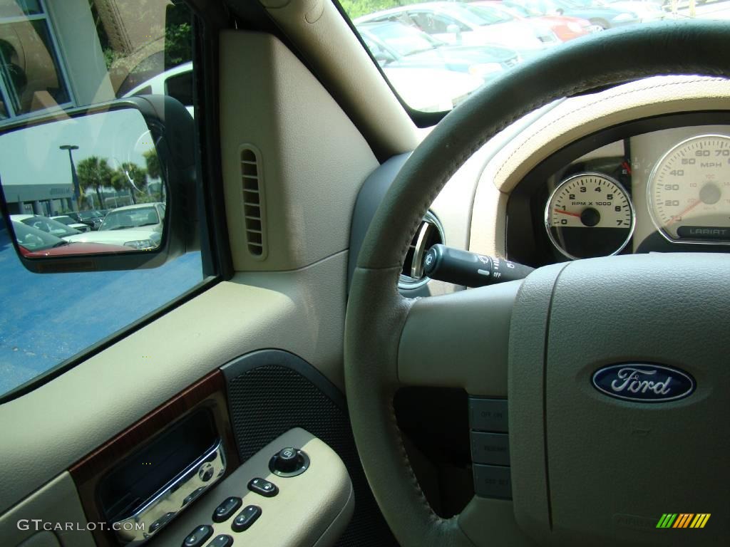 2005 F150 Lariat SuperCrew 4x4 - Black / Tan photo #15