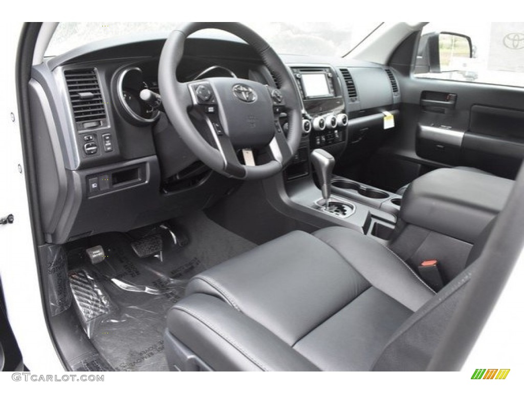 Black Interior 2019 Toyota Sequoia TRD Sport 4x4 Photo #130483600