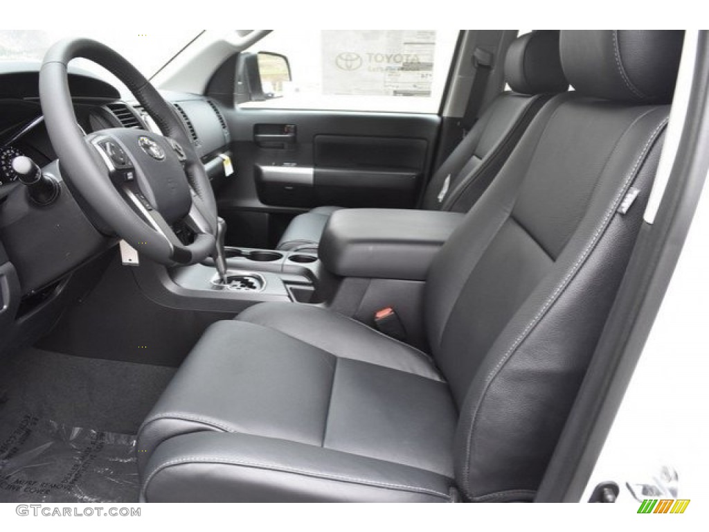 Black Interior 2019 Toyota Sequoia TRD Sport 4x4 Photo #130483625