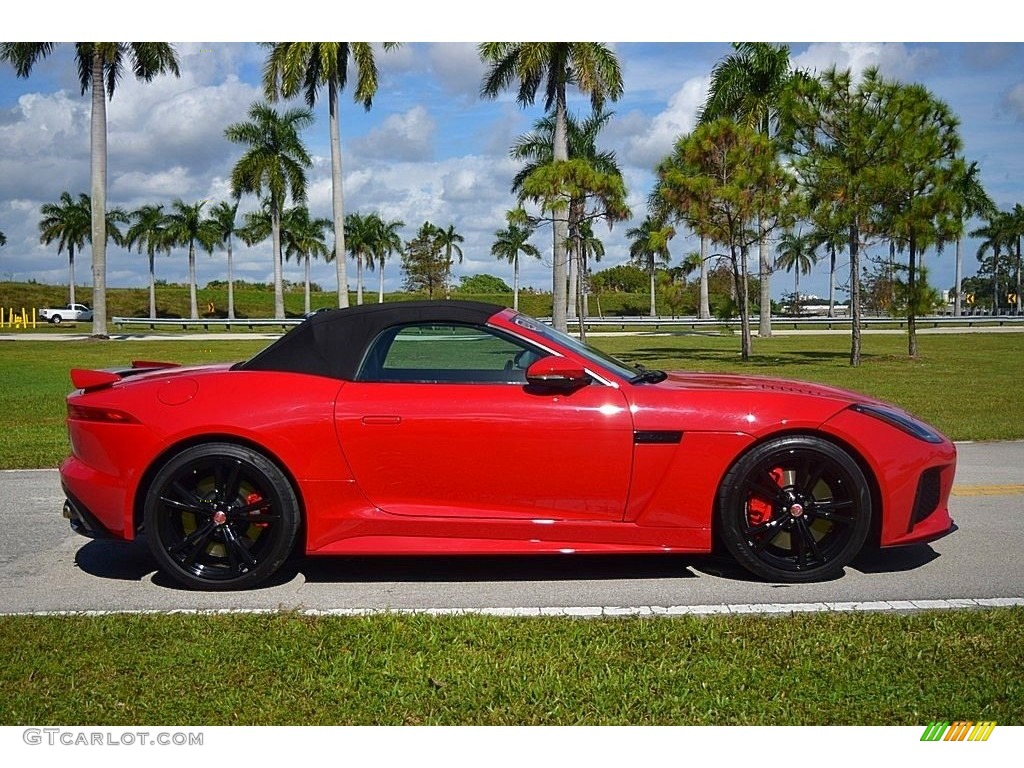 Caldera Red 2017 Jaguar F-TYPE Convertible Exterior Photo #130484021