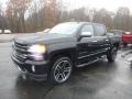 2018 Black Chevrolet Silverado 1500 LTZ Crew Cab 4x4  photo #1