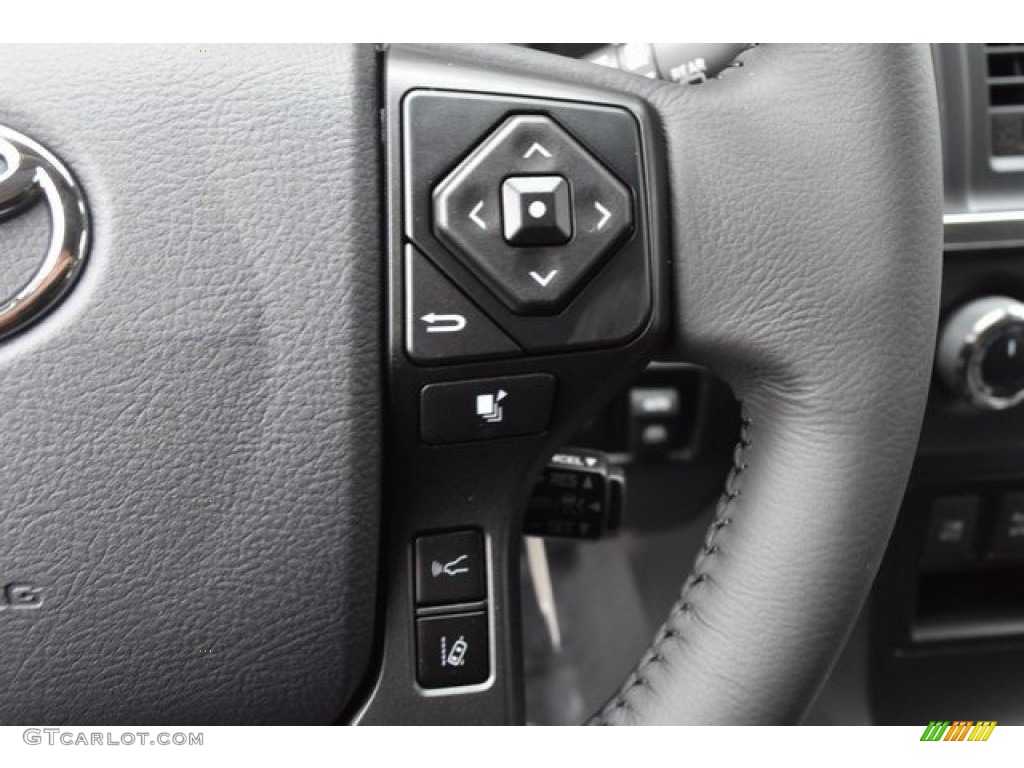 2019 Toyota Sequoia TRD Sport 4x4 Black Steering Wheel Photo #130484096