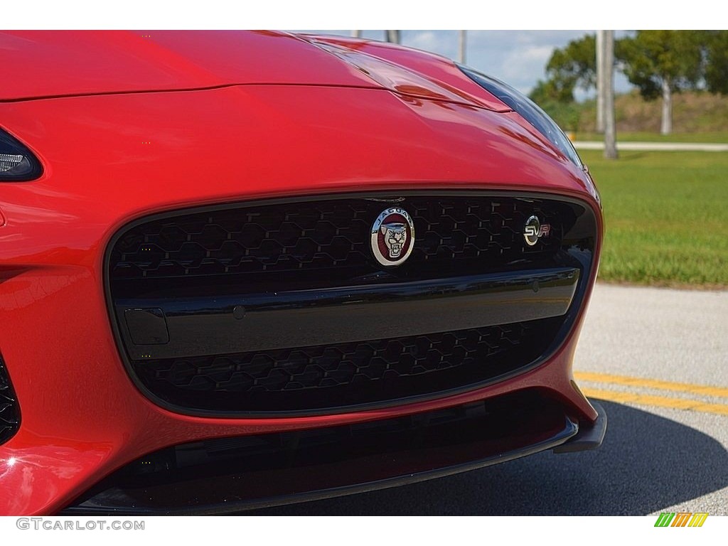 2017 F-TYPE Convertible - Caldera Red / SVR Quilted Jet W/Red Stitching photo #13