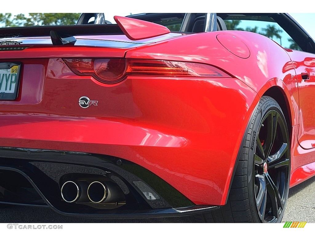 2017 F-TYPE Convertible - Caldera Red / SVR Quilted Jet W/Red Stitching photo #20