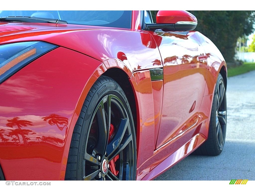 2017 F-TYPE Convertible - Caldera Red / SVR Quilted Jet W/Red Stitching photo #26
