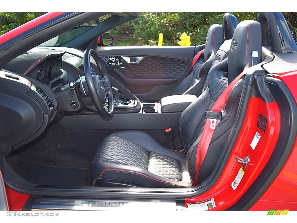 2017 Jaguar F-TYPE Convertible Front Seat Photo #130484531