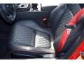 SVR Quilted Jet W/Red Stitching Front Seat Photo for 2017 Jaguar F-TYPE #130484589