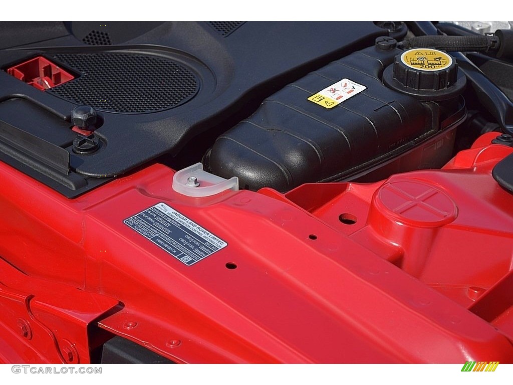 2017 F-TYPE Convertible - Caldera Red / SVR Quilted Jet W/Red Stitching photo #55