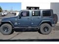 2008 Steel Blue Metallic Jeep Wrangler Unlimited Sahara 4x4  photo #3