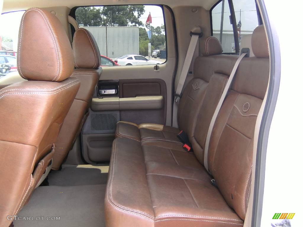 2006 F150 King Ranch SuperCrew 4x4 - Oxford White / Castano Brown Leather photo #10