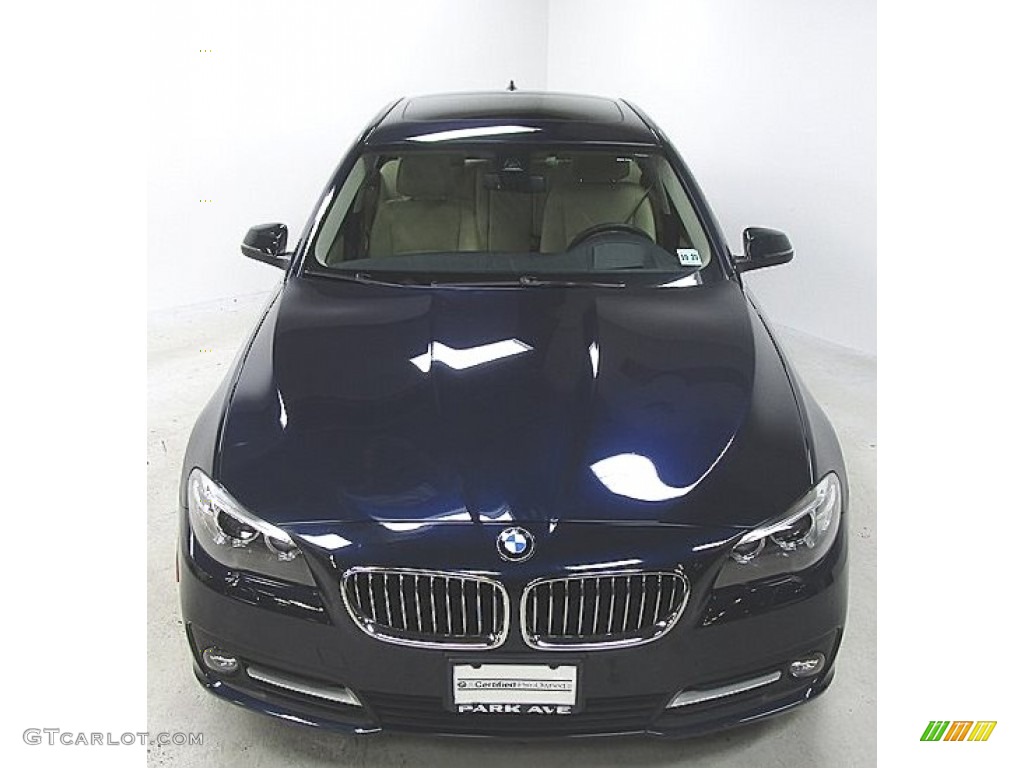2016 5 Series 535i xDrive Sedan - Imperial Blue Metallic / Venetian Beige/Black photo #6
