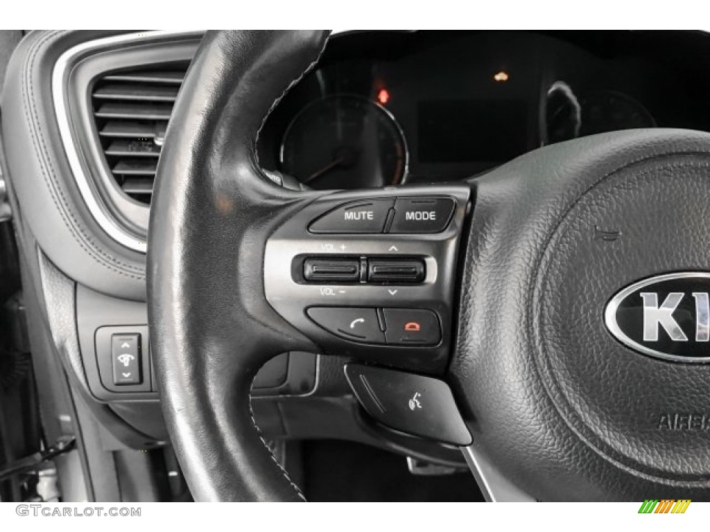 2015 Optima SXL Turbo - Titanium Metallic / Black photo #15
