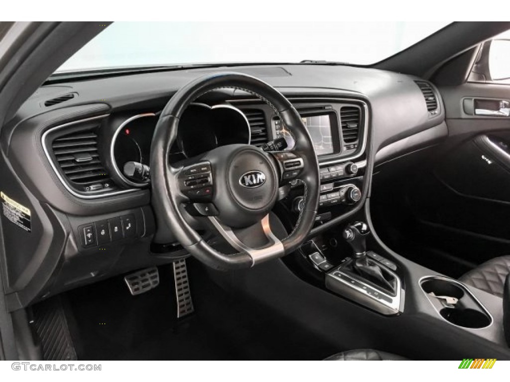 2015 Optima SXL Turbo - Titanium Metallic / Black photo #21