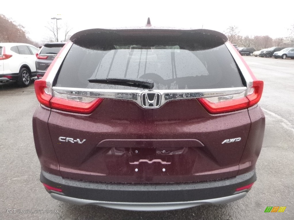 2018 CR-V EX AWD - Basque Red Pearl II / Gray photo #3