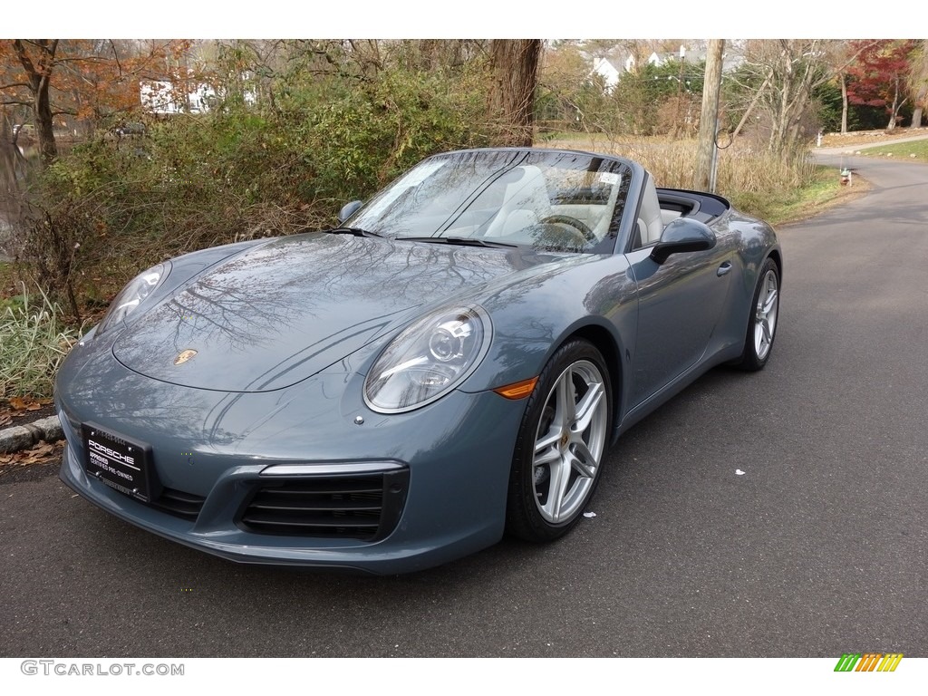 2017 911 Carrera Cabriolet - Graphite Blue Metallic / Graphite Blue/Chalk photo #1