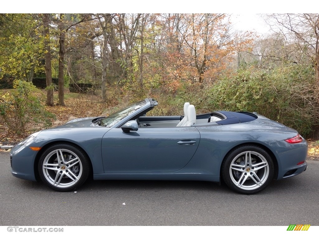Graphite Blue Metallic 2017 Porsche 911 Carrera Cabriolet Exterior Photo #130487582