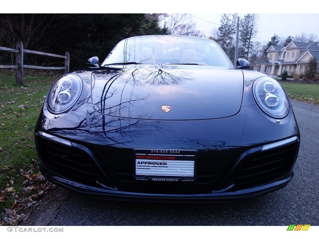 2017 911 Carrera S Cabriolet - Night Blue Metallic / Luxor Beige photo #2