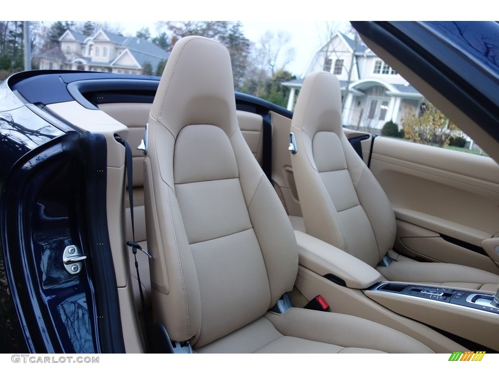 2017 911 Carrera S Cabriolet - Night Blue Metallic / Luxor Beige photo #17