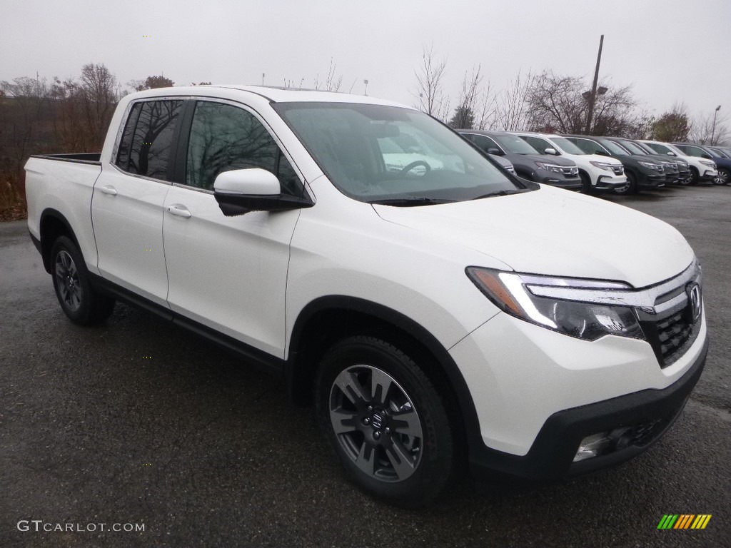 White Diamond Pearl 2019 Honda Ridgeline RTL-T AWD Exterior Photo #130488764