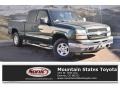 2003 Dark Green Metallic Chevrolet Silverado 1500 LS Extended Cab 4x4 #130483104