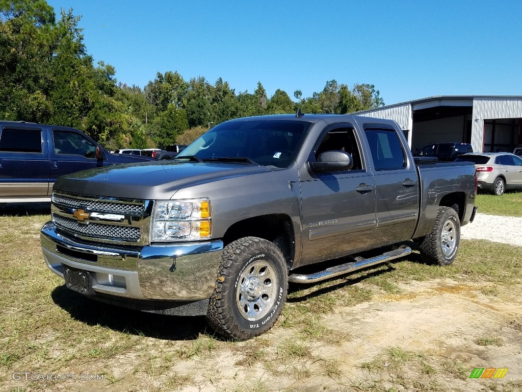 2013 Silverado 1500 LT Crew Cab - Graystone Metallic / Ebony photo #1