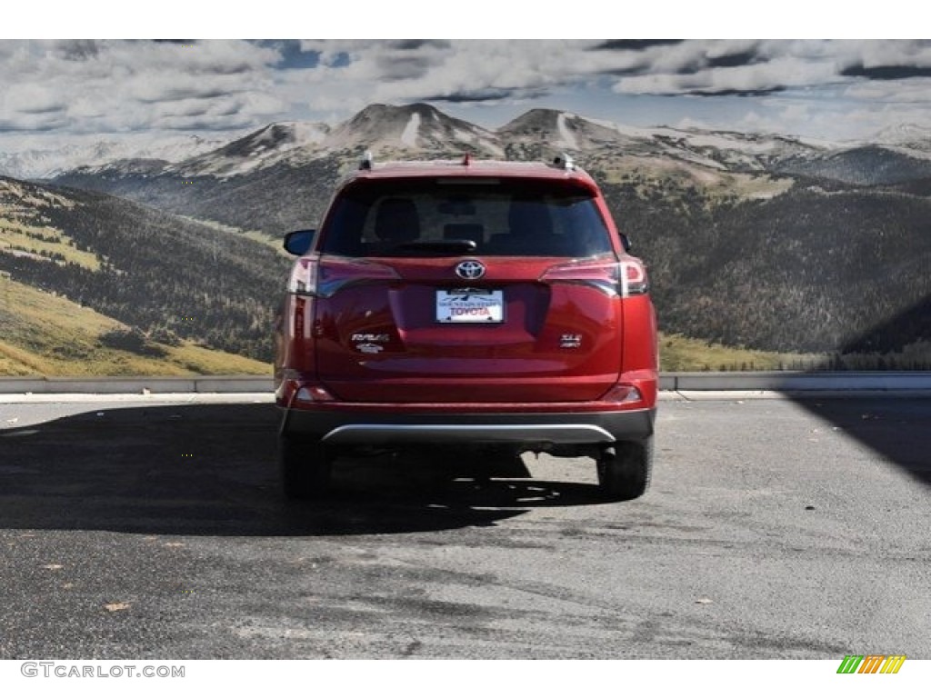 2018 RAV4 XLE AWD - Ruby Flare Pearl / Black photo #4