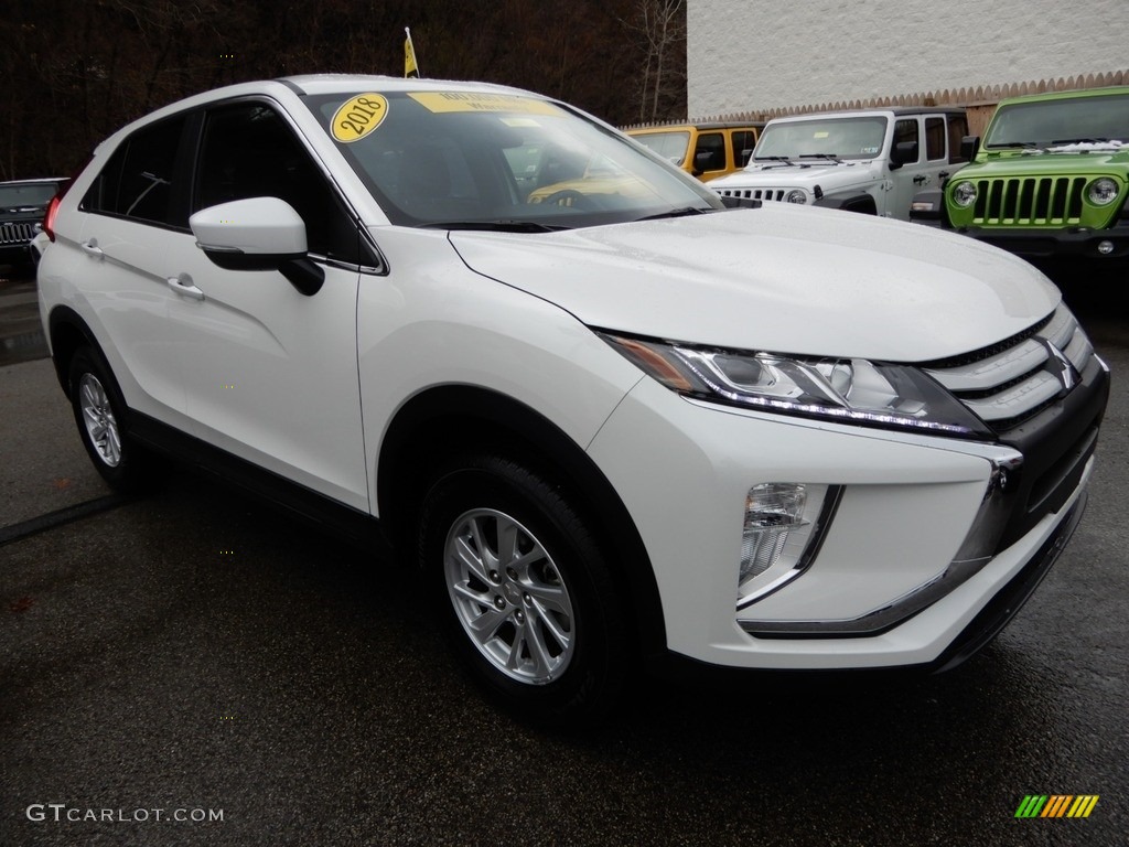 Diamond White Pearl 2018 Mitsubishi Eclipse Cross ES S-AWC Exterior Photo #130493894