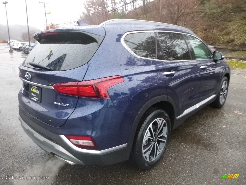 2019 Santa Fe Ultimate AWD - Stormy Sea / Espresso/Gray photo #2